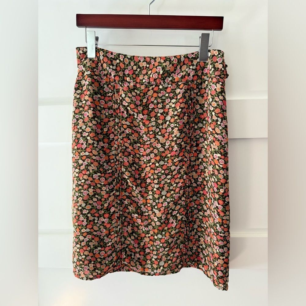 GAP Multicolor Floral Pencil Skirt cottagecore boho